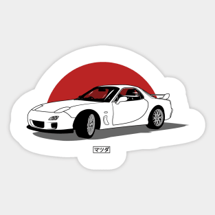 Mazda rx7 Spirit-R Sticker